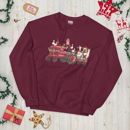 Unisex kersttrui (boederij)