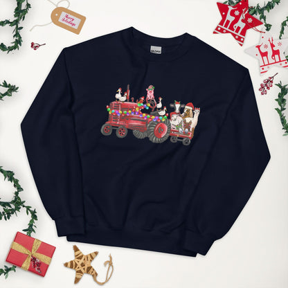 Unisex kersttrui (boederij)