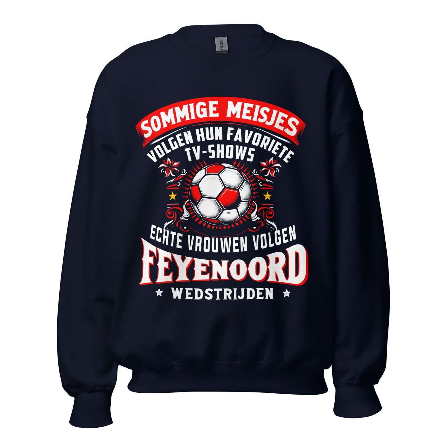 Unisex Trui (Echte vrouwen volgen Feyenoord wedstrijden)