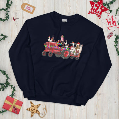 Unisex kersttrui (boederij)