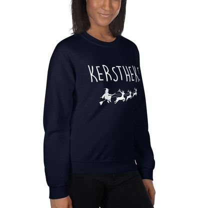Unisex kersttrui (Kerstheks) heks