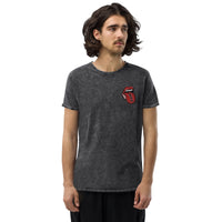 Geborduurd Denim T-shirt
