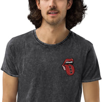 Geborduurd Denim T-shirt