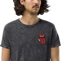 Geborduurd Denim T-shirt