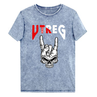 Spijkerstof Unisex T-shirt (Utreg Skull)