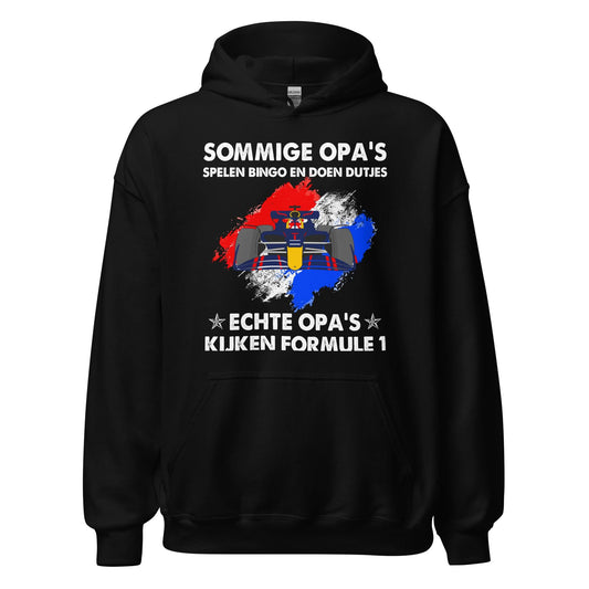 Unisex hoodie (Echte opa's kijken formule 1)