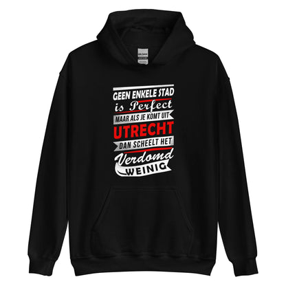 Unisex Hoodie (Als je uit Utrecht komt dan scheelt het verdomd weinig)