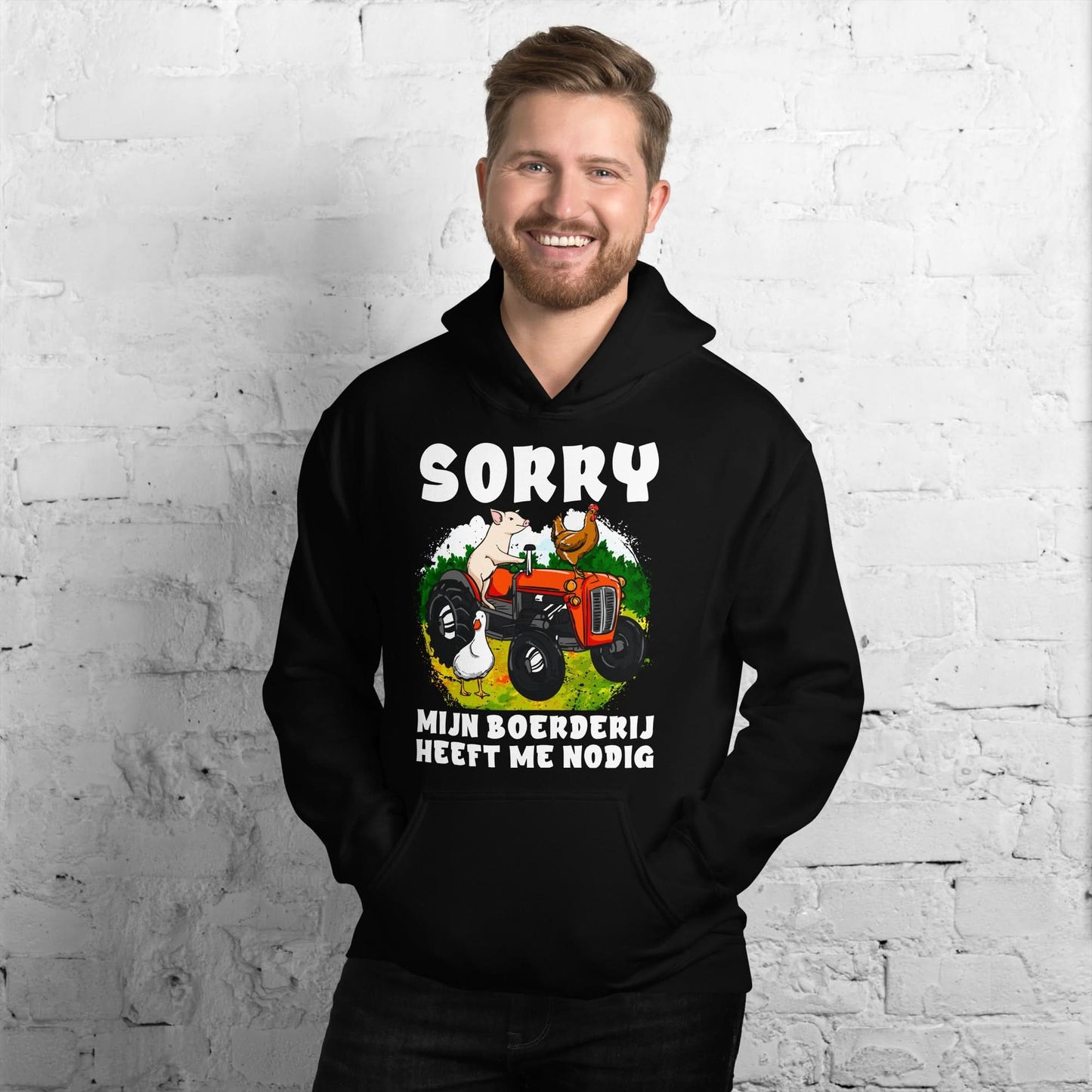 Unisex hoodie  ( sorry - boerderij)