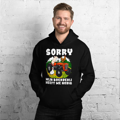 Unisex hoodie  ( sorry - boerderij)