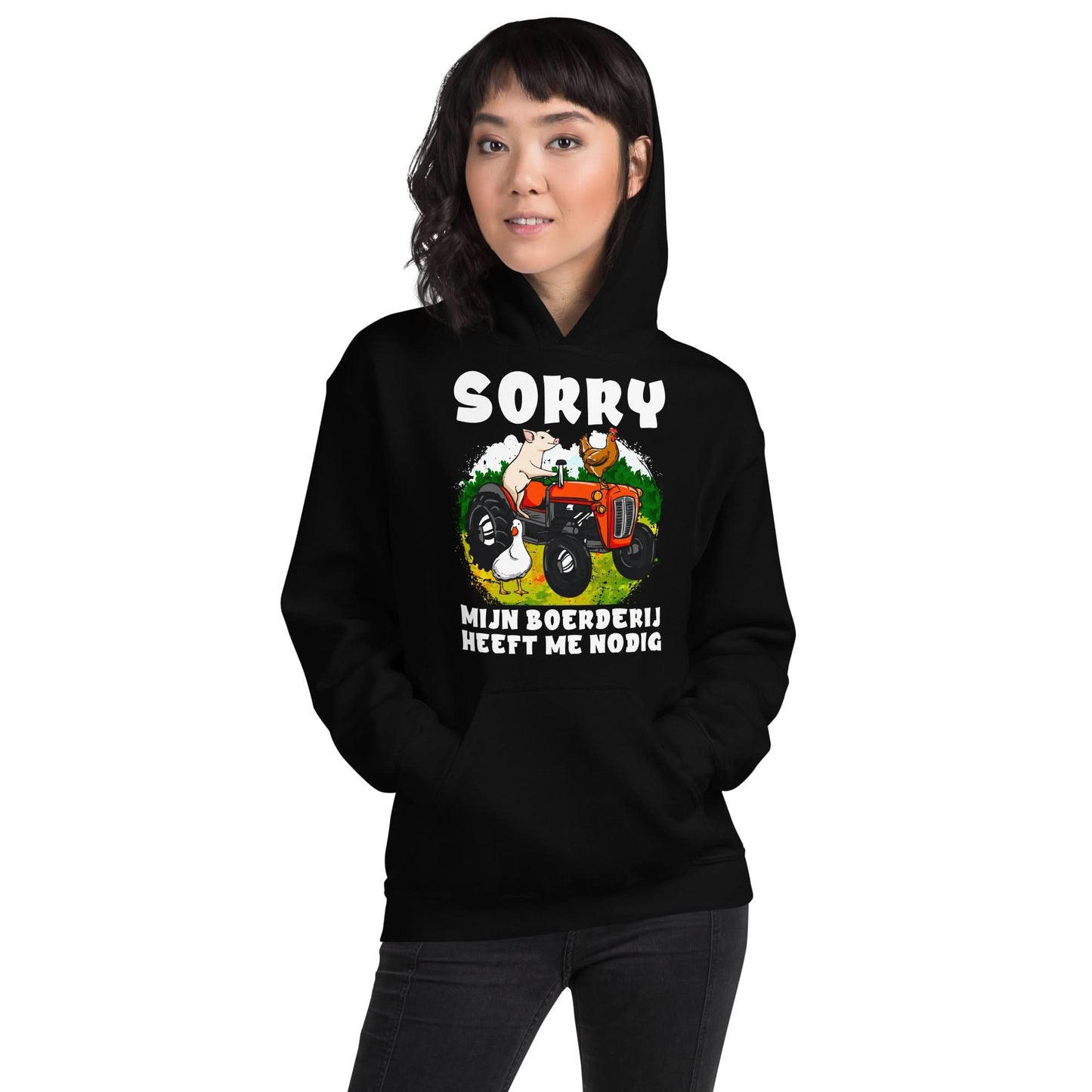 Unisex hoodie  ( sorry - boerderij)