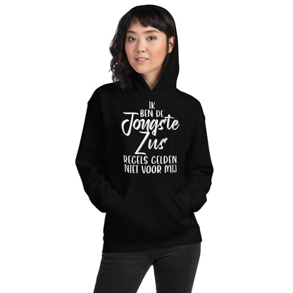 Unisex Hoodie ( Jongste zus)