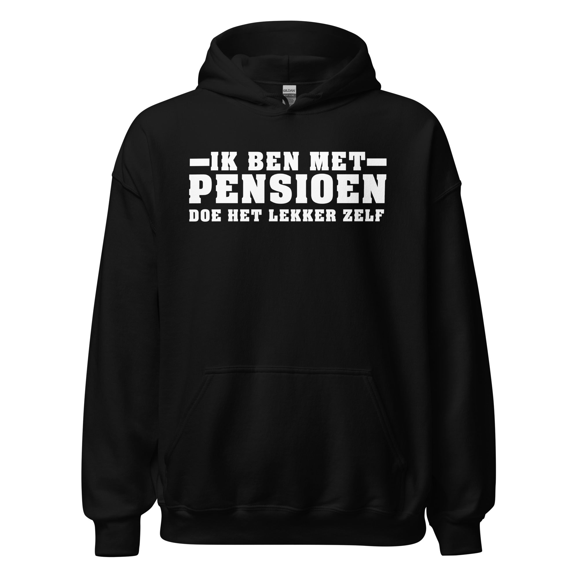 Unisex hoodie (Ik ben met pensioen)