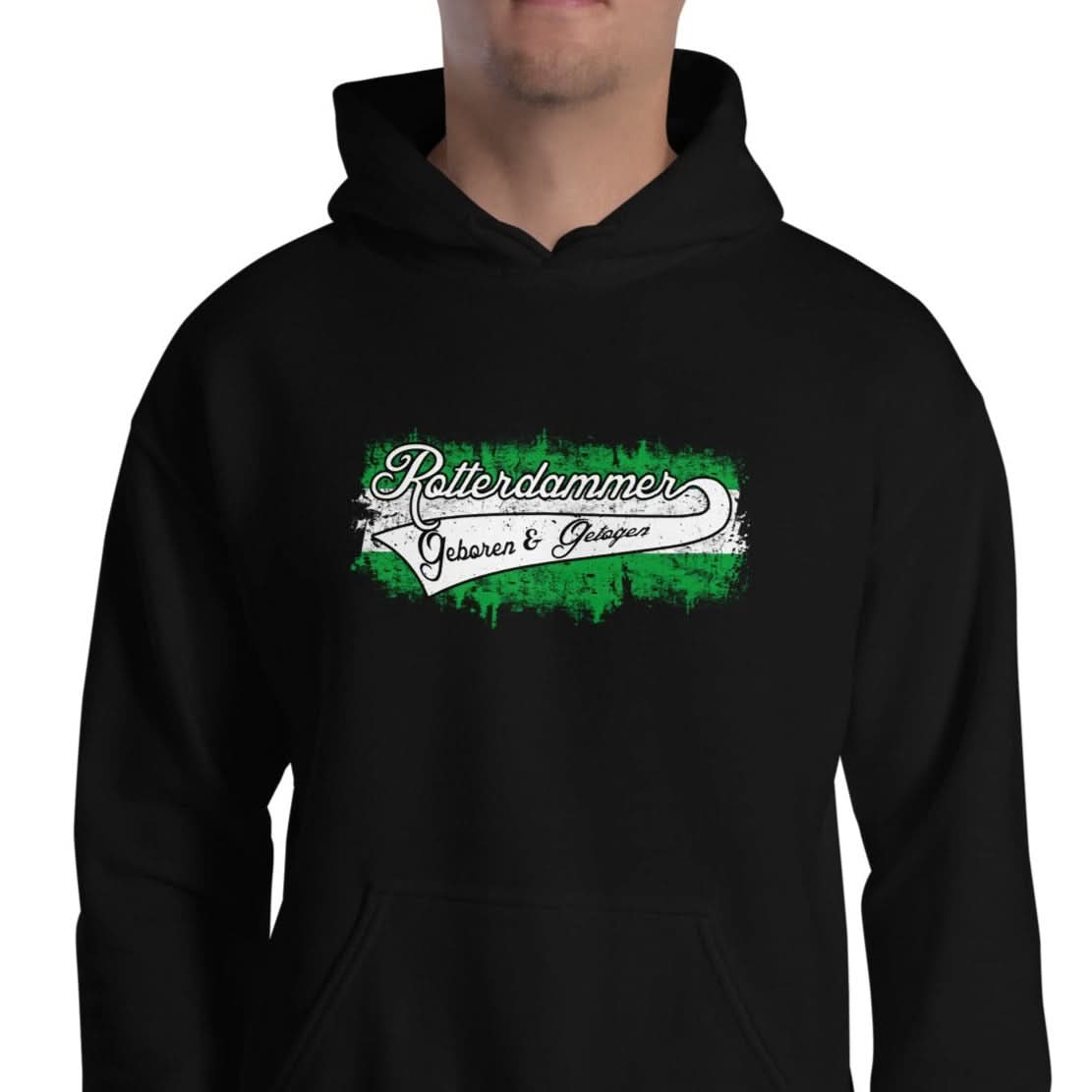 Unisex hoodie (Rotterdam geboren & getogen)