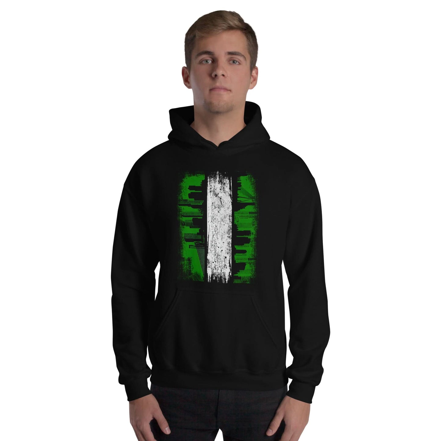 Unisex hoodie (Rotterdam Skyline Vlag)