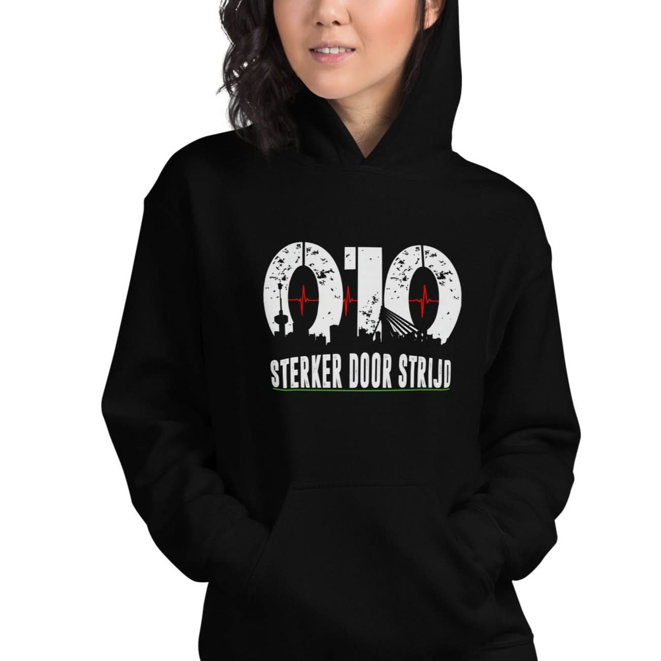 Unisex hoodie (Sterker Door Strijd)