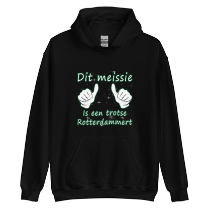 Unisex hoodie (Dit meissie is een trotse Rotterdammert)