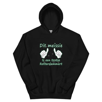 Unisex hoodie (Dit meissie is een trotse Rotterdammert)