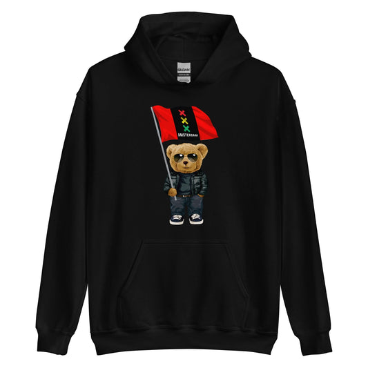 Unisex hoodie (Amsetrdam Bear Vlag)