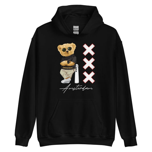 Unisex hoodie (Amsterdam Cool Bear)