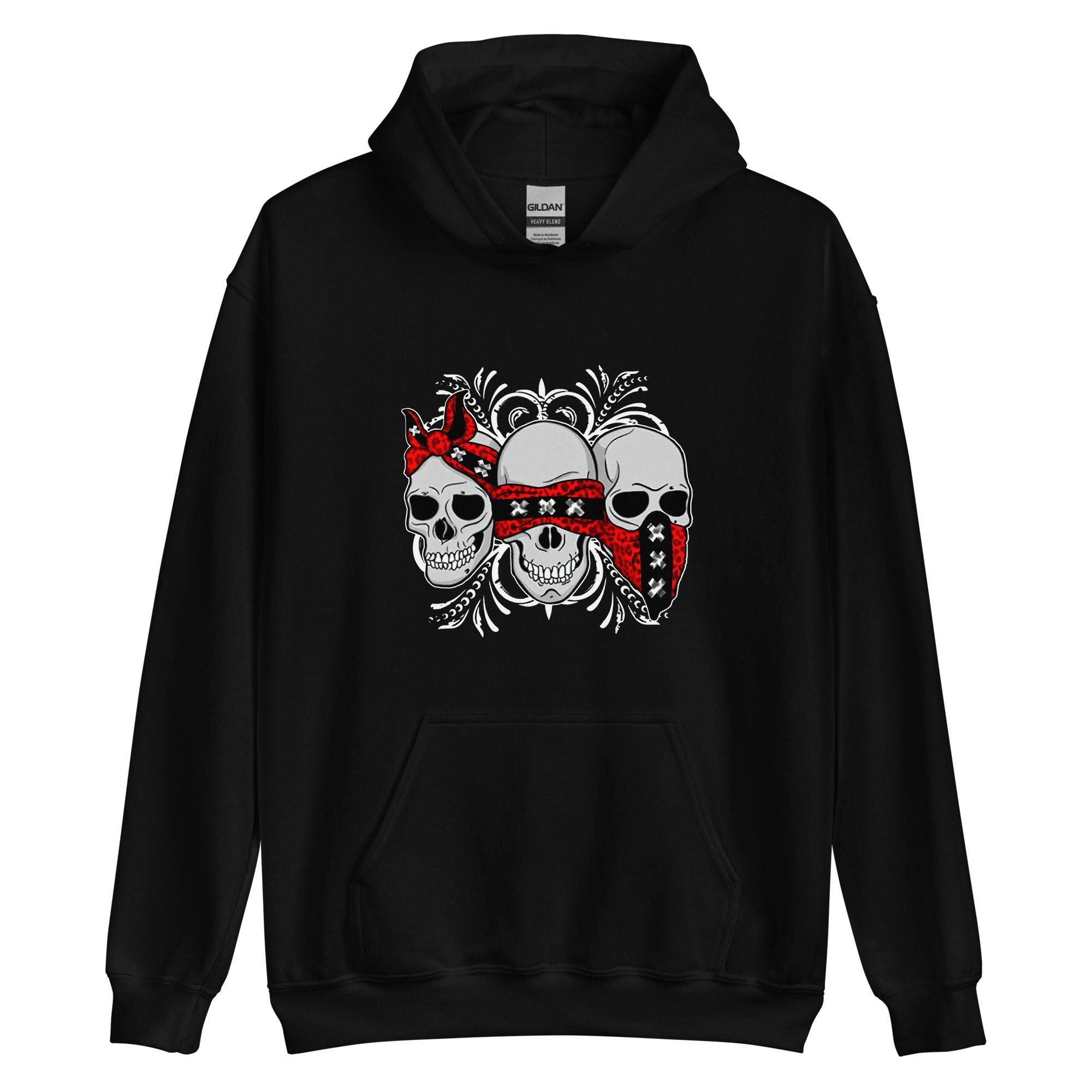 Unisex hoodie (Amsterdam Horen, zien en zwijgen)