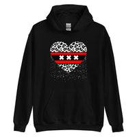 Unisex hoodie (Amsterdam Luipaard Hart)