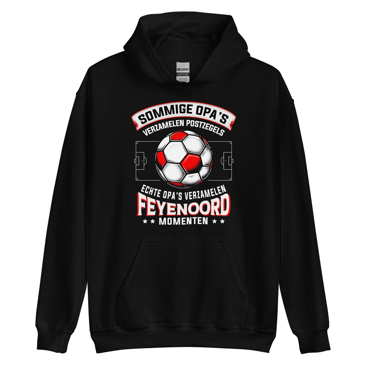 Unisex hoodie (Sommige opa's verzamelen postzegels..)