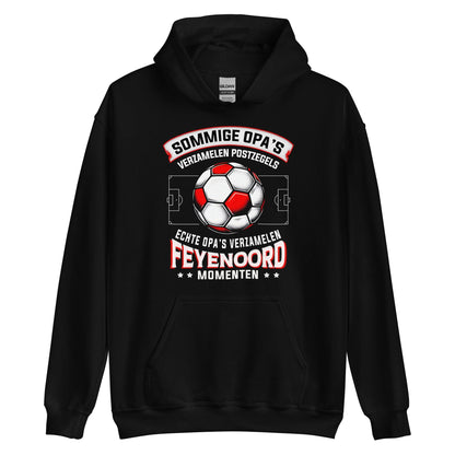 Unisex hoodie (Sommige opa's verzamelen postzegels..)