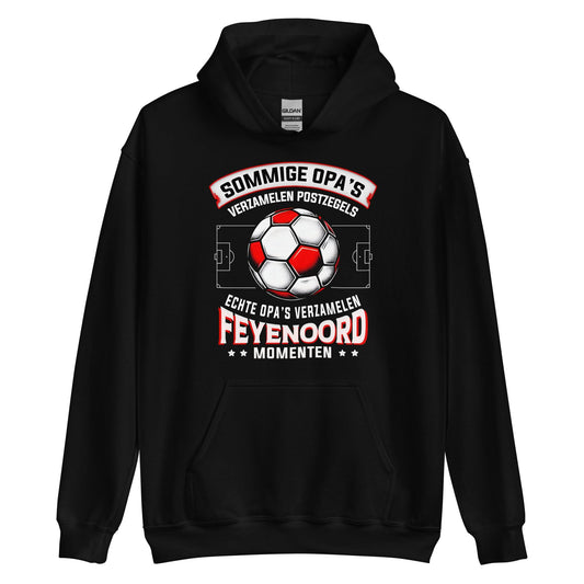 Unisex hoodie (Sommige opa's verzamelen postzegels..)