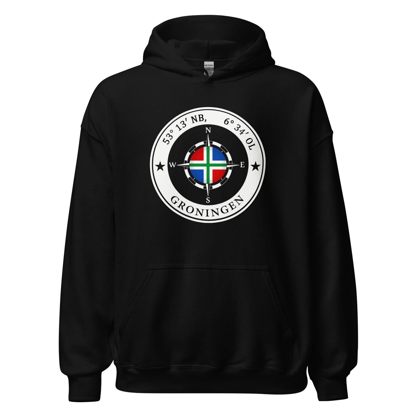Unisex hoodie (Groningen Compass)