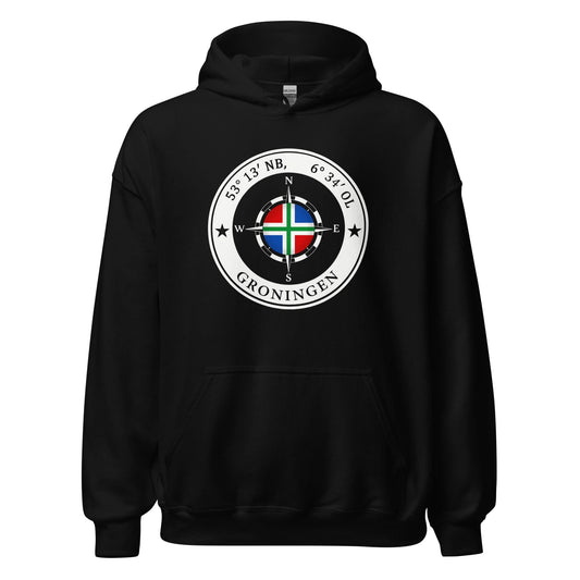 Unisex hoodie (Groningen Compass)
