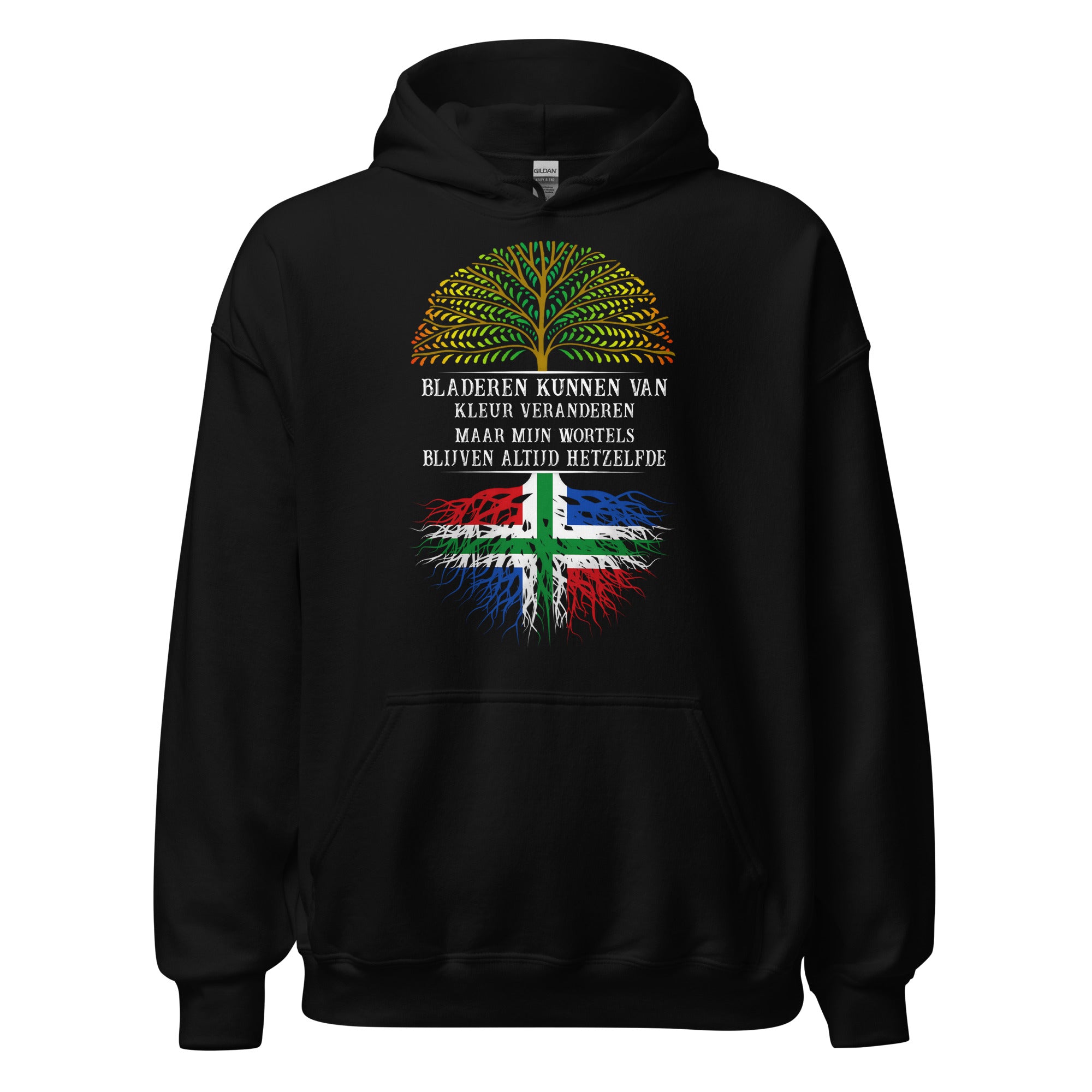 Unisex hoodie (Groningen veranderen van kleurm neit mijn roots)