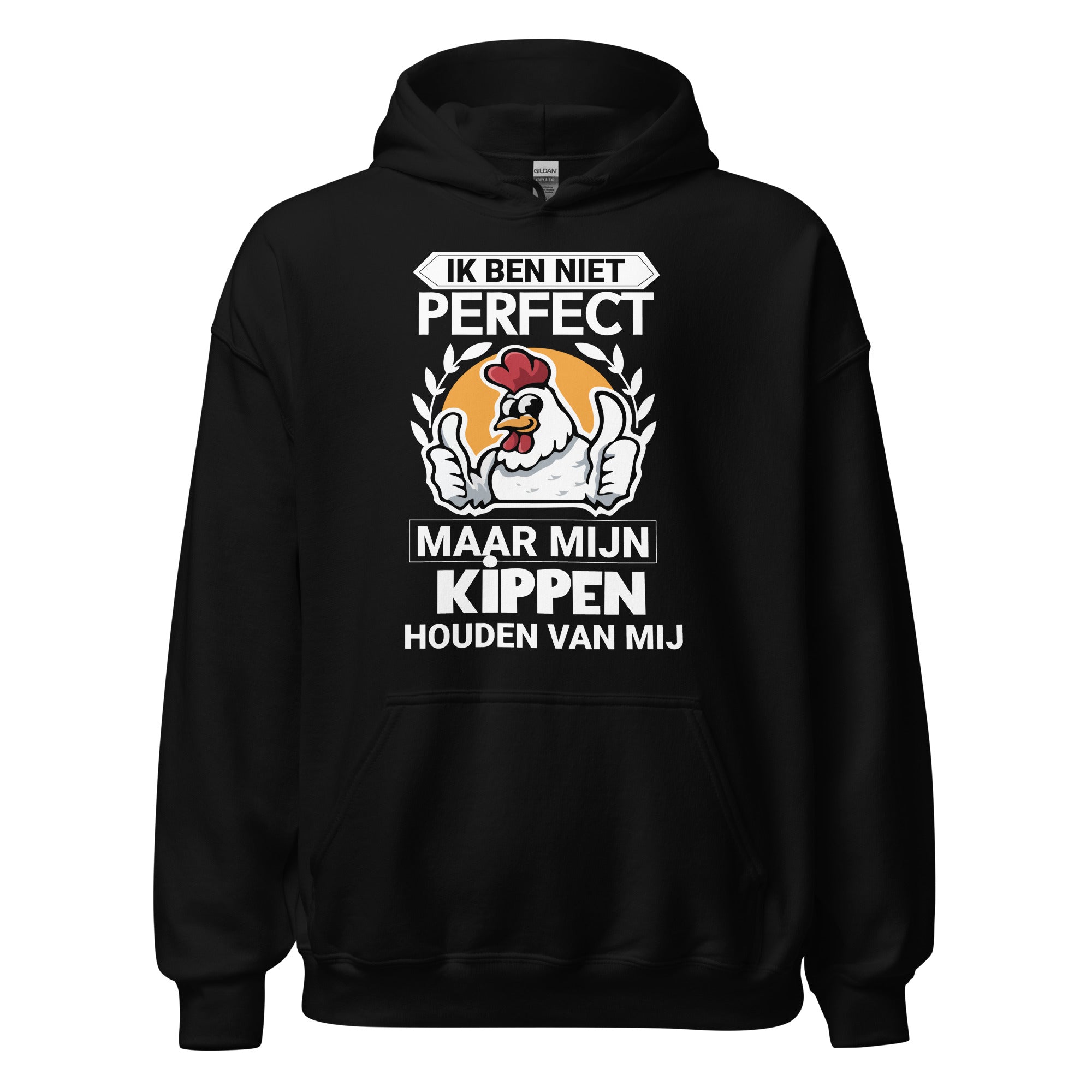 Unisex hoodie (kippen houden van mij)