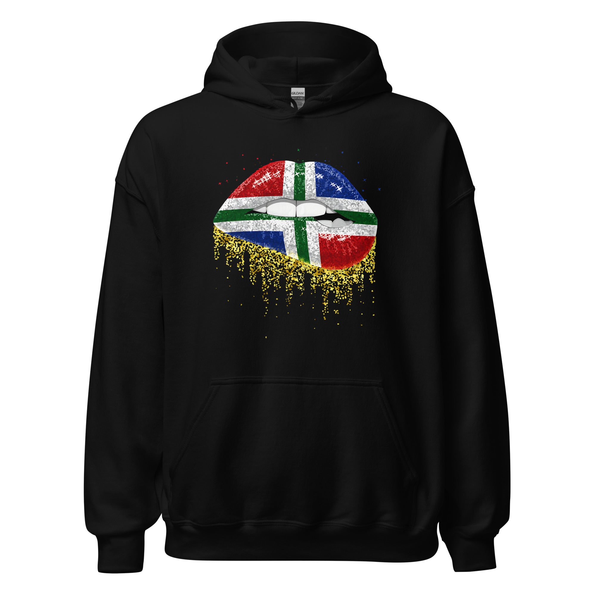 Unisex hoodie (Groningen Flag Lips)