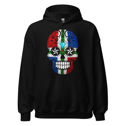 Unisex hoodie (Groningen Flag Skull)