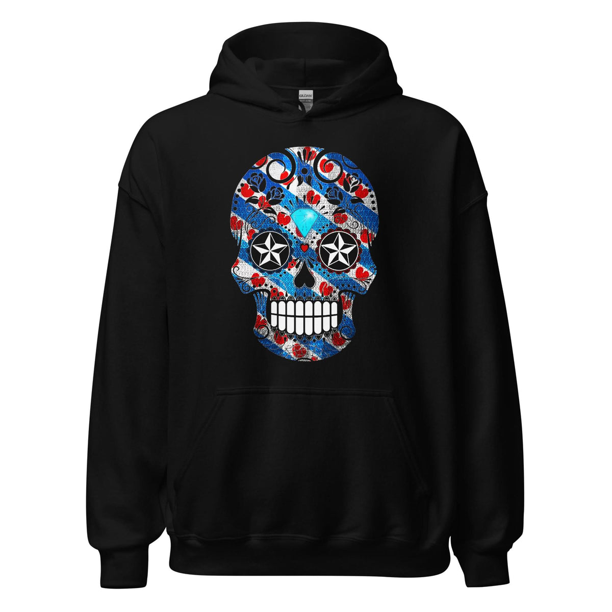 Unisex hoodie (Friesland Sugar Skull)