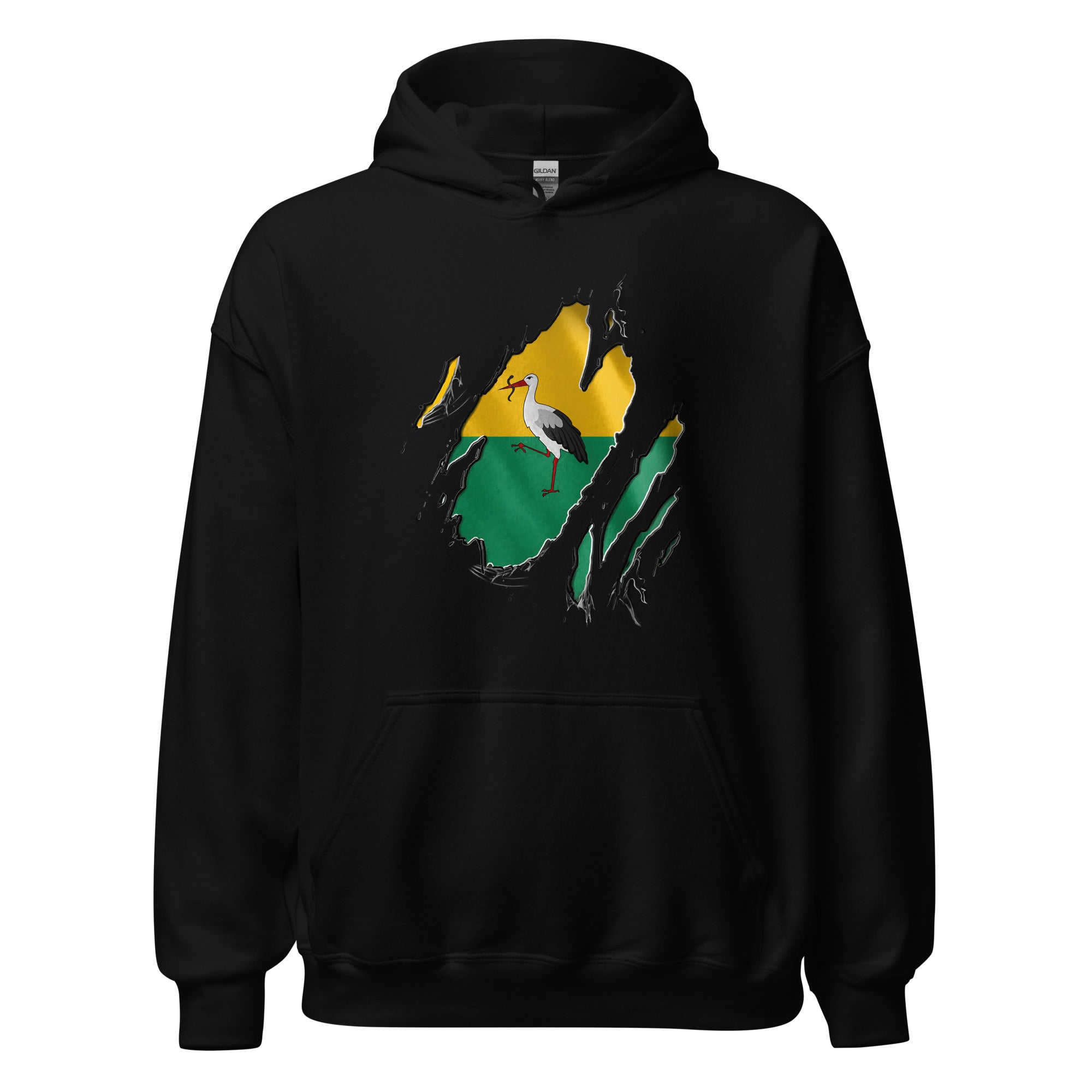 Unisex hoodie (Den Haag vlag Reigers)