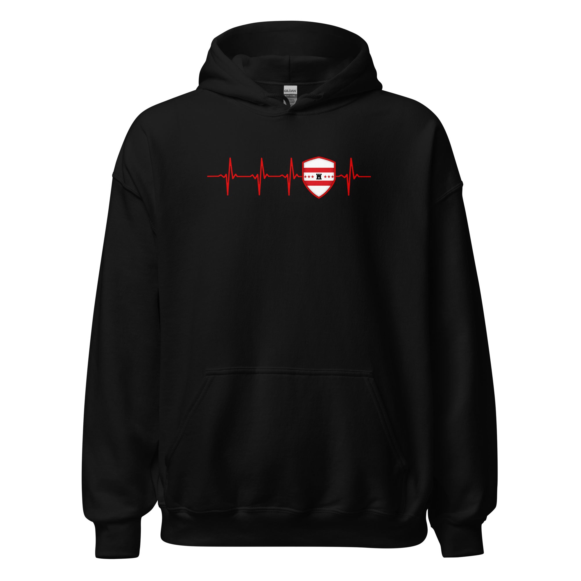 Unisex hoodie (Drenthe Schild Hartslag)