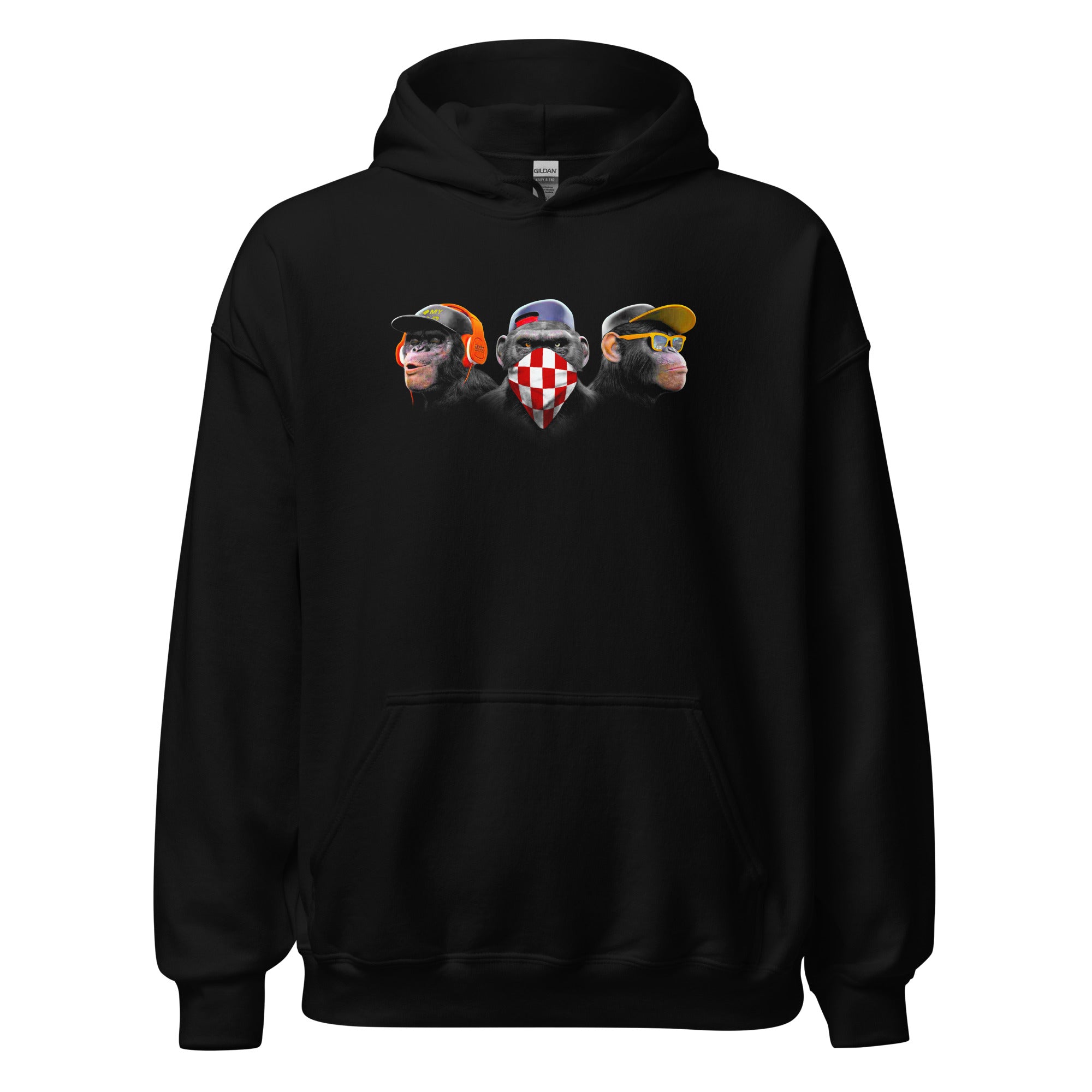 Unisex hoodie (Brabant Vlag Horen Zien en Zwijgen)