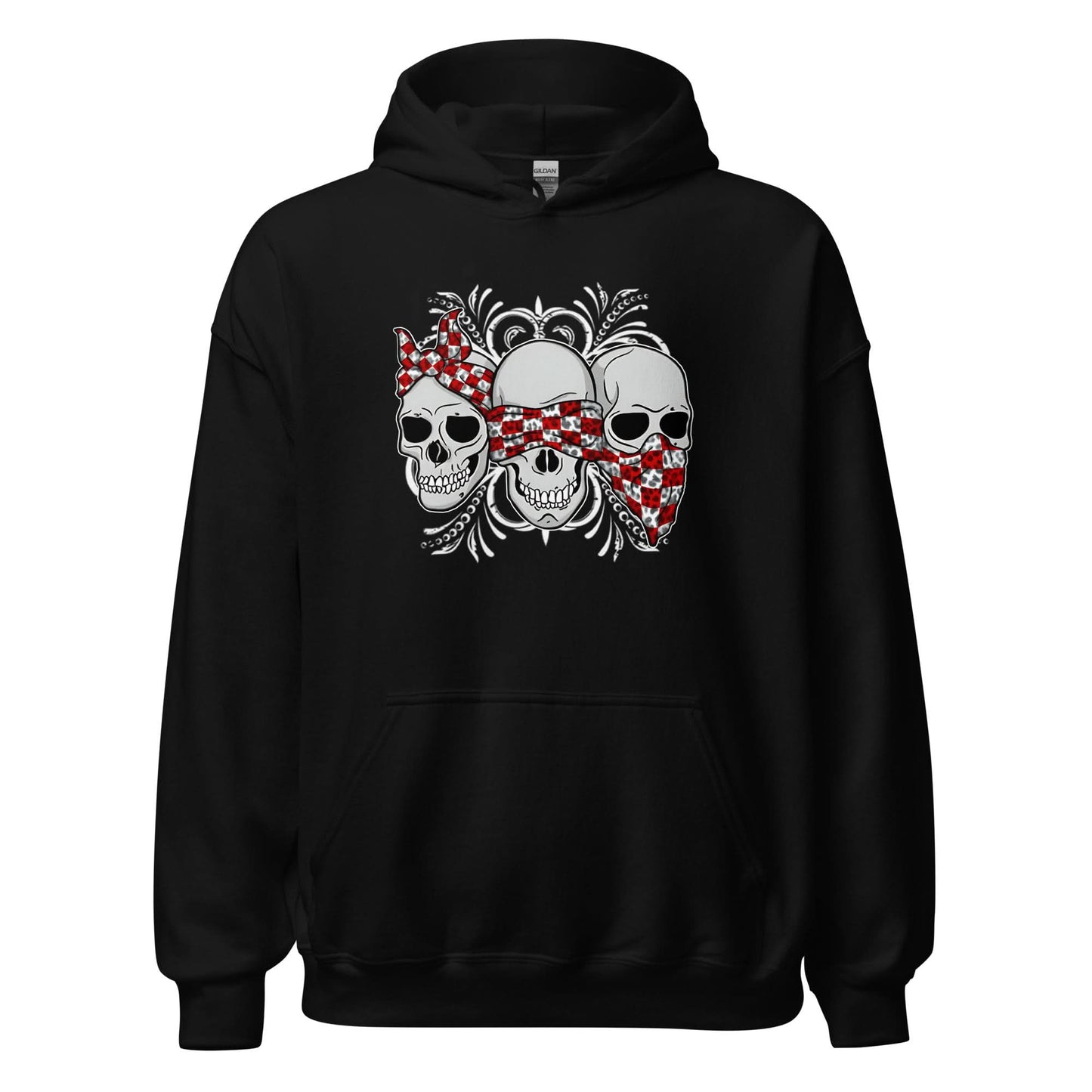 Unisex hoodie (Brabant Schedel Horen Zien en Zwijgen)