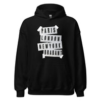Unisex hoodie (Parijs, Londen, New york. Brabant!)