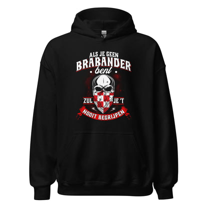 Unisex hoodie (Je zult Het Nooit Begrijpen)