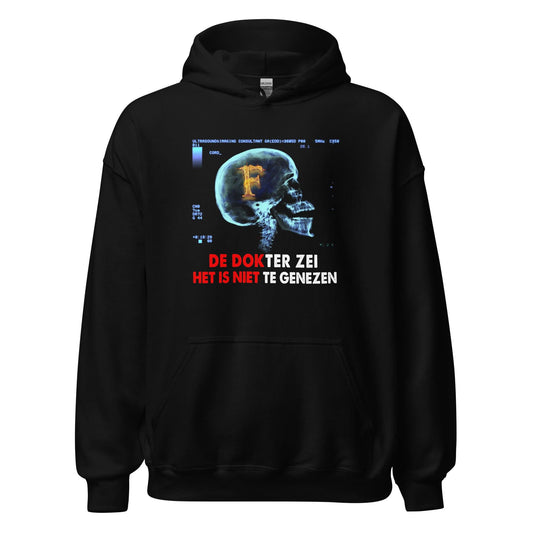 Unisex hoodie (Het is niet te genezen) 010