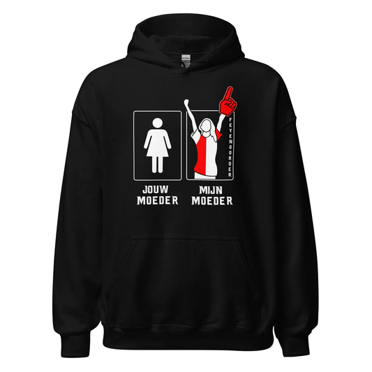 Unisex hoodie (Jouw moeder, mijn moeder) 010