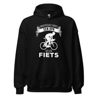 Unisex hoodie (Onderschat nooit een opa op een fiets)