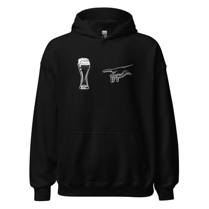 Unisex hoodie (The Creation of Adam) Drank