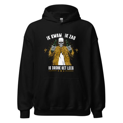 Unisex hoodie (Ik Kwam Ik Zag Ik Dronk Het Leeg)