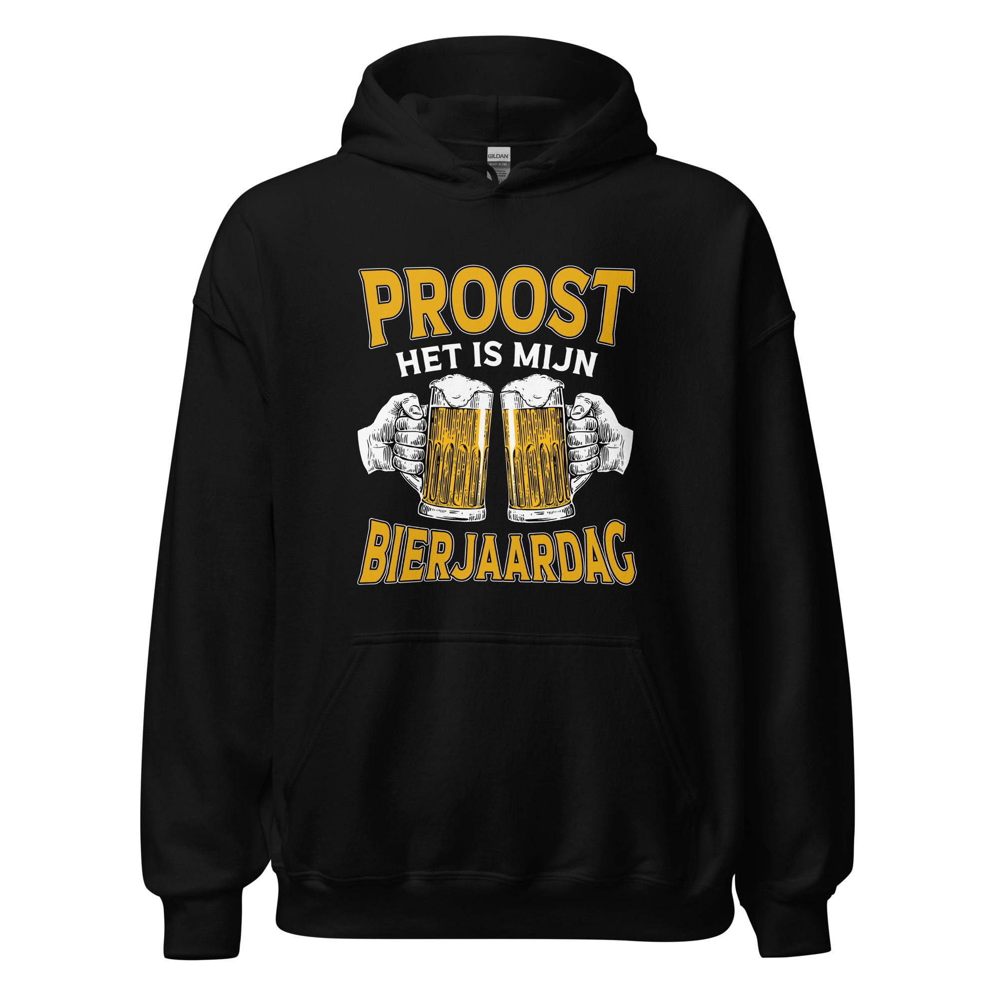 Unisex hoodie (Proost het Is Mijn Bierjaardag)