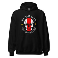 Unisex hoodie (Win, lose or tie ajacied till I die)