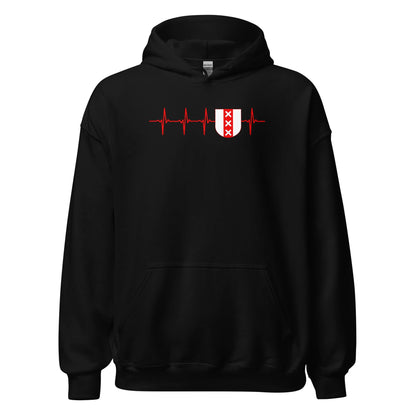 Unisex hoodie (Ajacied Hartslag)