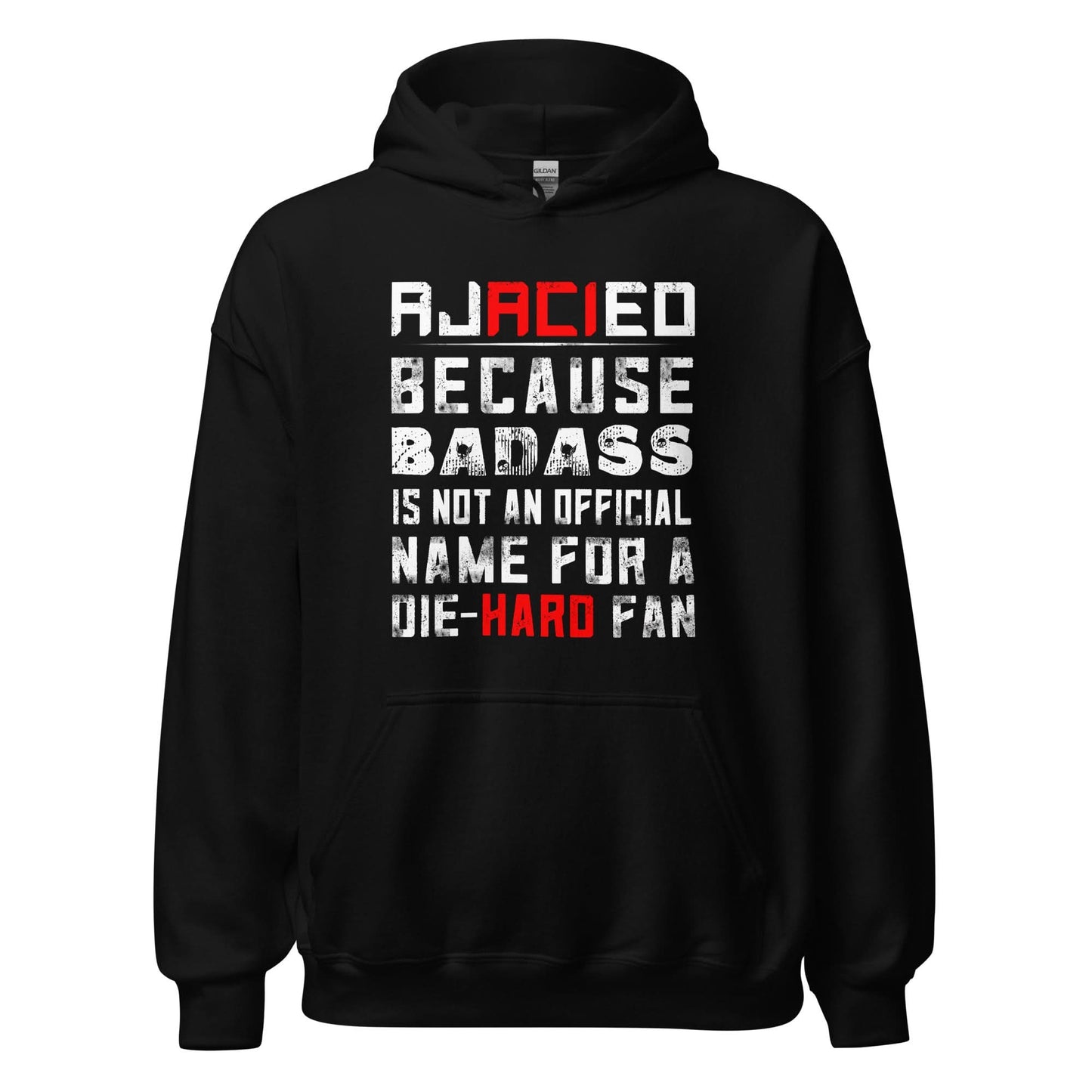 Unisex hoodie (Ajacied omdat badass geen officiële naam is)